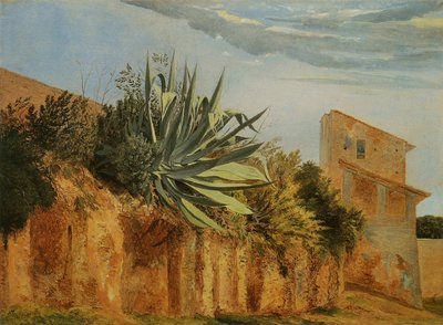 An der Stadtmauer von Rom von Carl Wagner